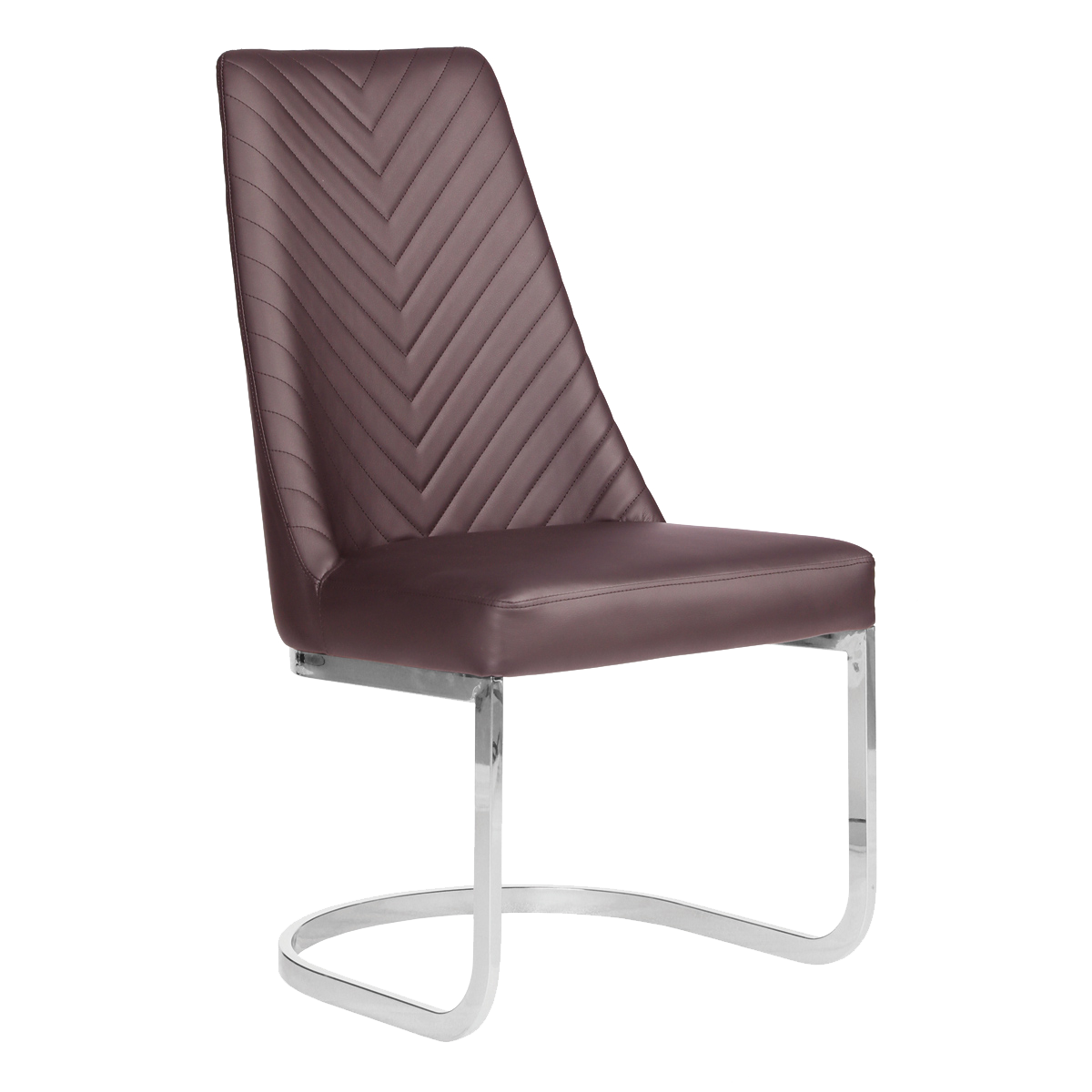 Whale Spa Chocolate Customer Chair Chevron 8110 Nail Salon Customer Chair | Salon and Spa Furniture