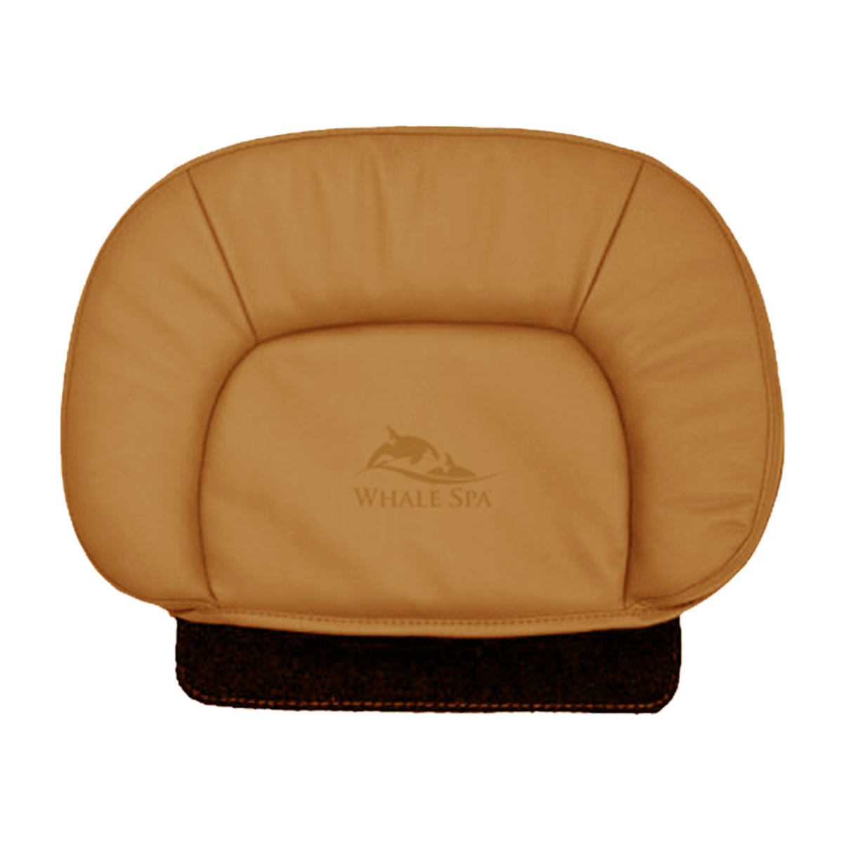 Whale Spa Black PU Head Pillow | Replacement Pedicure Chair Parts