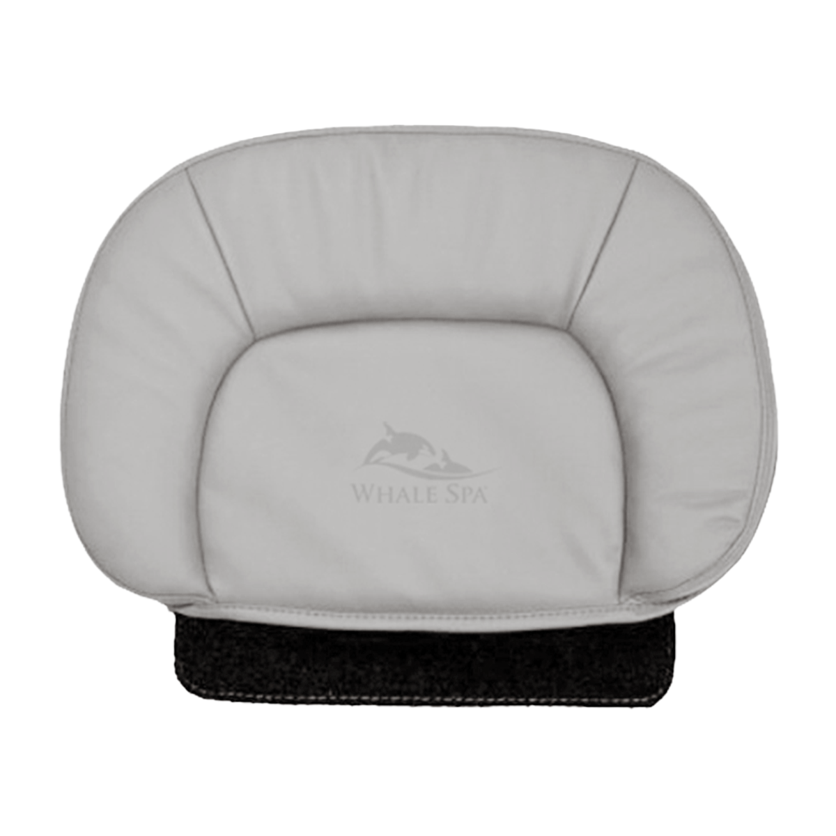 Whale Spa Black PU Head Pillow | Replacement Pedicure Chair Parts