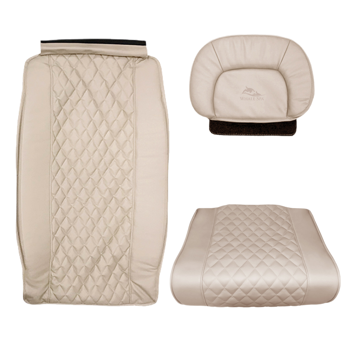 Khaki Diamond PU Set Replacement Parts | Whalespa Leather