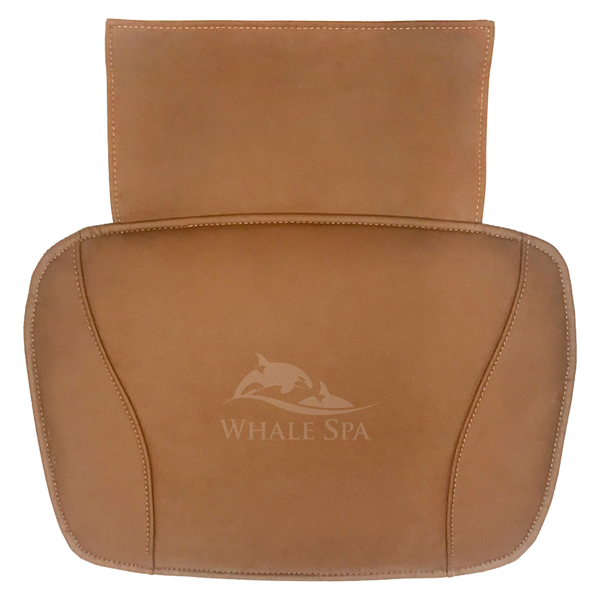 Whale Spa Cappuccino Renalta PU Leather Pillow Head | Replacement Pedicure Chair Parts