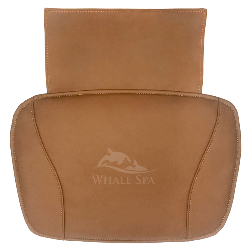 Whale Spa Cappuccino Renalta PU Leather Pillow Head | Replacement Pedicure Chair Parts